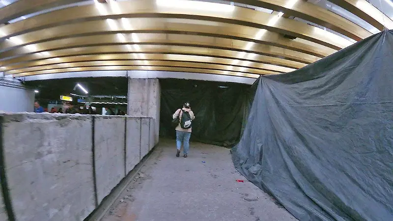 Línea 2 del Metro: Un laberinto entre polvo y escombros [Fotorreportaje]